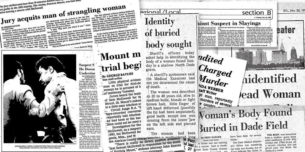 Krantenartikelen over de moorden van Samuel Little