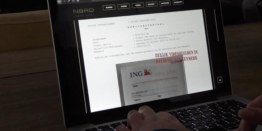 bewijsmateriaal in de database